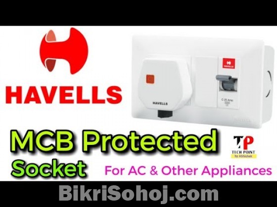 MCB Protected Socket DBOXX ( With Plug )